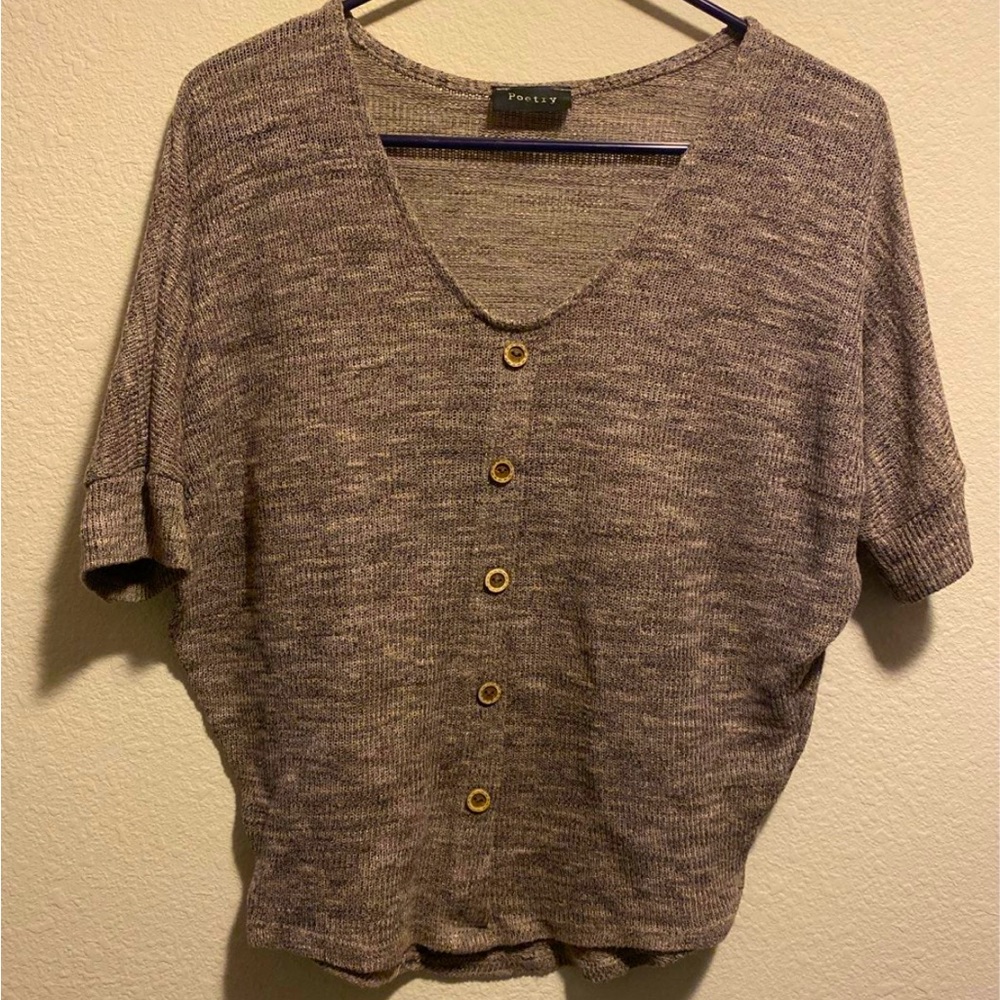 Semi Crop, Poetry brand T shirt size M